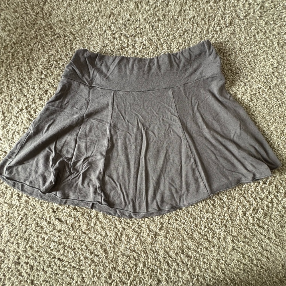 Brandy Melville Charcoal Skater Skirt